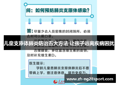儿童支原体肺炎防治五大方法 让孩子远离疾病困扰